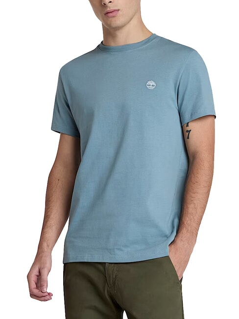TIMBERLAND SS DUNRIVER CREW Cotton T-shirt citadel - T-shirt