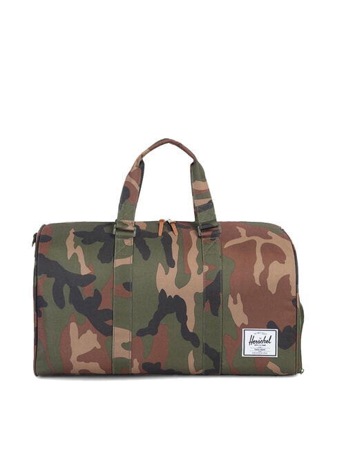 HERSCHEL bag NOVEL line, with shoulder strap WOODLAND CAMO / MULTI ZIP - Duffle bags