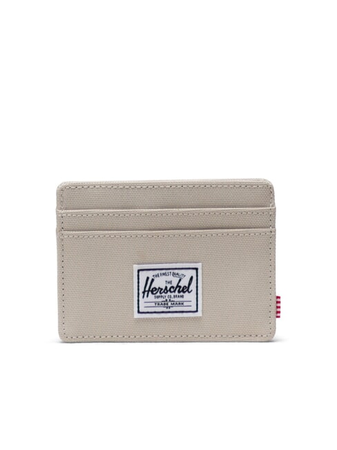 HERSCHEL CHARLIE RFID Flat card holder light pelican - Men’s Wallets