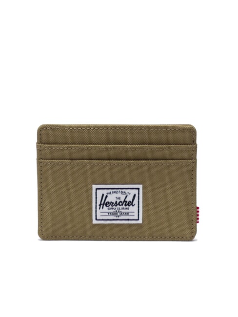 HERSCHEL CHARLIE RFID Flat card holder dried herb - Men’s Wallets
