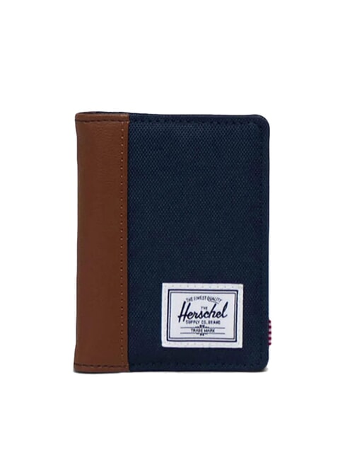 HERSCHEL GORDON Vertical wallet navy/tan - Men’s Wallets