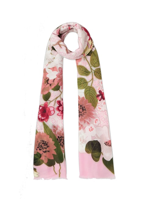LIUJO FLOWER RAMAGE Scarf natural - Scarves
