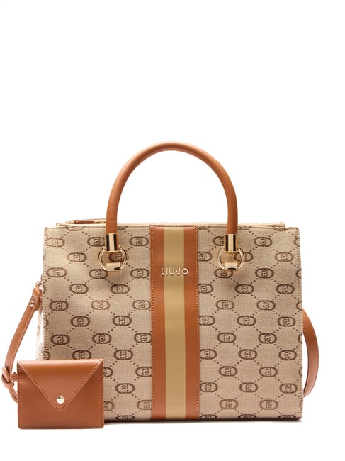 LIUJO MANHATTAN Handbag, with removable shoulder strap natural - Women’s Bags