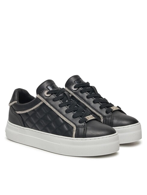 GUESS GRATEA Quilted platform sneakers BLACK - Women’s shoes