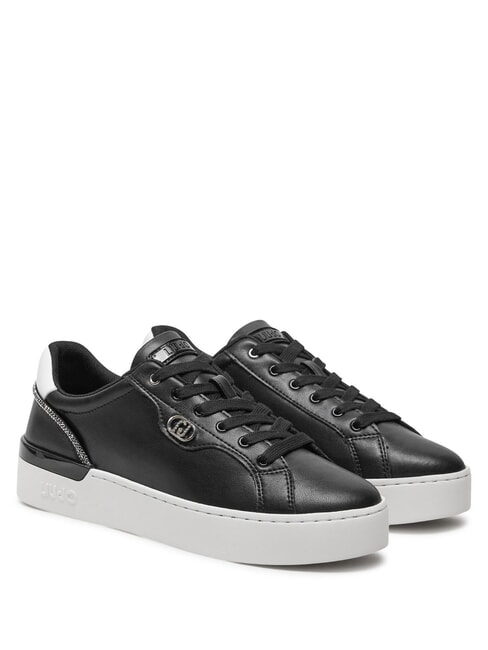 LIUJO SILVIA 95  Leather sneakers black - Women’s shoes