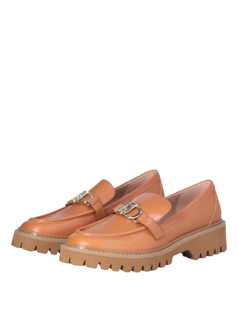 LIUJO CORA 01  Leather moccasins brandy - Women’s shoes