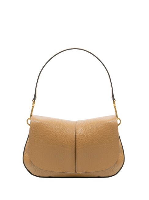 GIANNI CHIARINI HELENA ROUND Leather bag with double shoulder strap nature - Women’s Bags