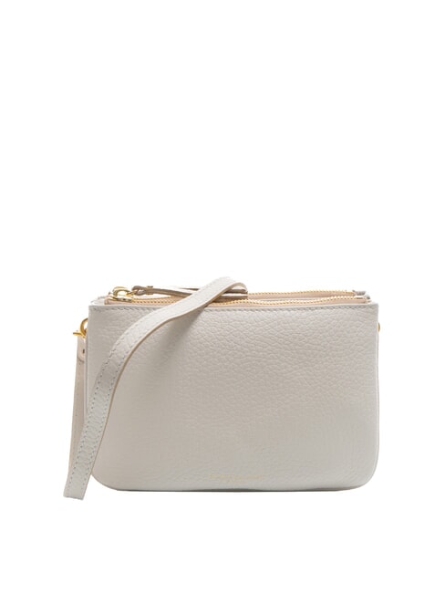 GIANNI CHIARINI FRIDA Double zip leather shoulder bag sand - Women’s Bags