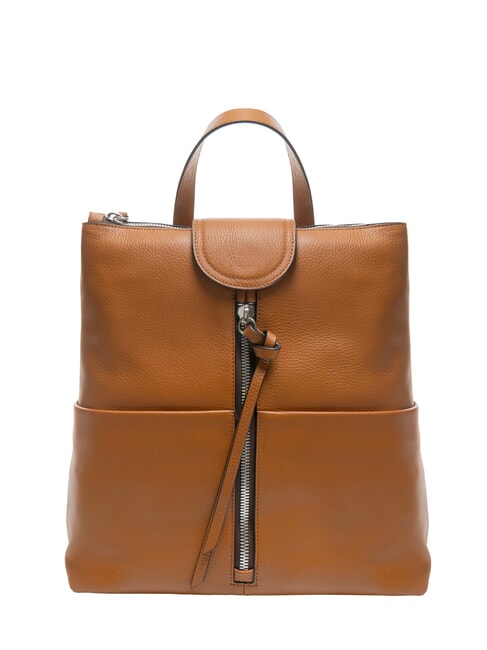 GIANNI CHIARINI GIADA Women's leather backpack caramel - Women’s Bags