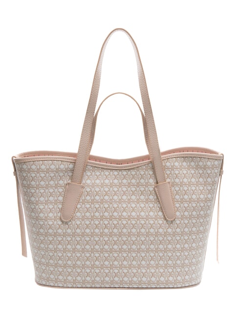 COCCINELLE NEW NEVER WITHOUT BAG COATED MONOGRAM Hand / Shoulder Shopper mul.blanc/rose - Women’s Bags