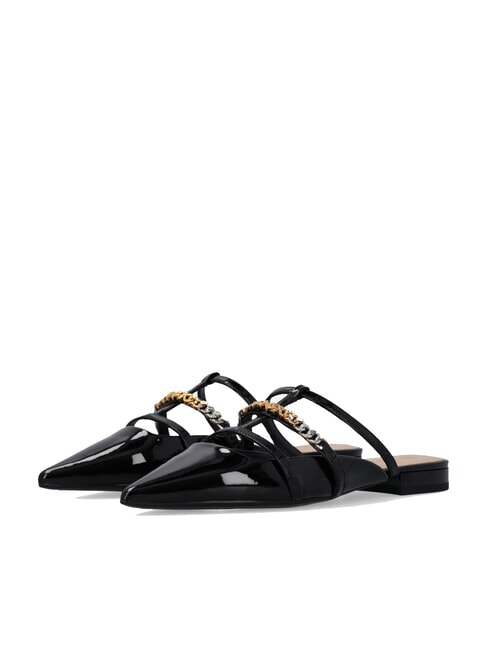 PINKO GIANIRA Patent leather mules ballerinas black limousine - Women’s shoes