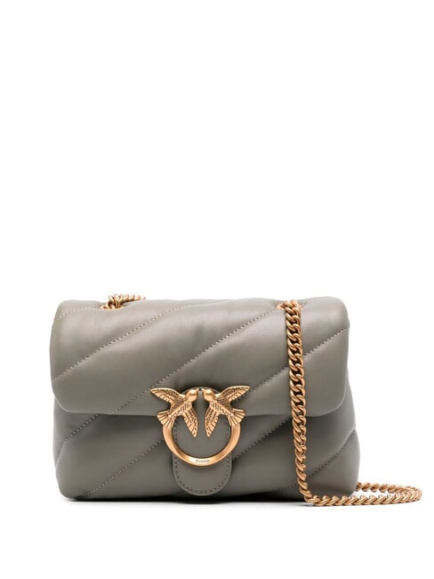 PINKO MINI LOVE BAG Nappa bag green vertiver-antique gold - Women’s Bags