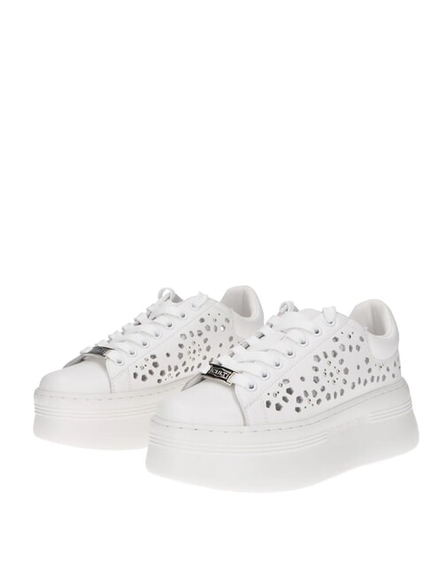 CULT PEARL 4425  High-top leather sneakers white - Women’s shoes