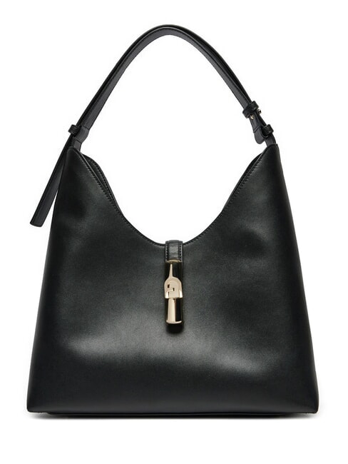 FURLA GOCCIA Leather shoulder bag Black - Women’s Bags