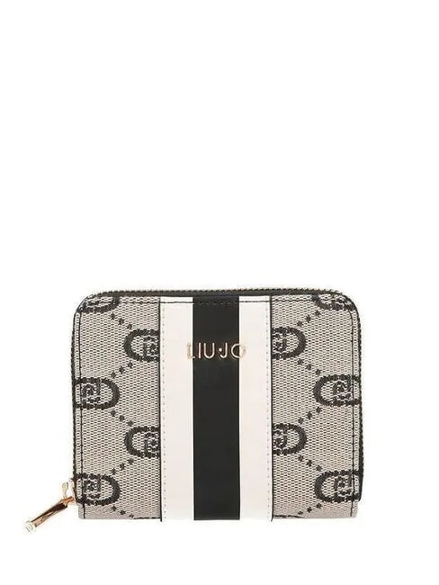 LIUJO CALIWEN Medium zip around wallet BLACK - Women’s Wallets