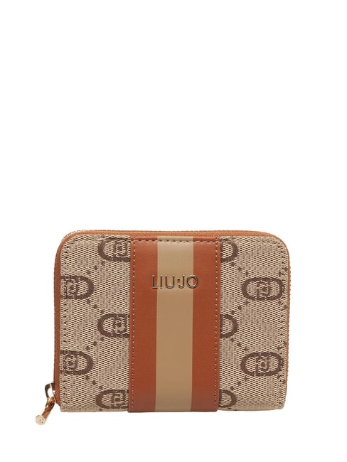 LIUJO CALIWEN Medium zip around wallet natural - Women’s Wallets