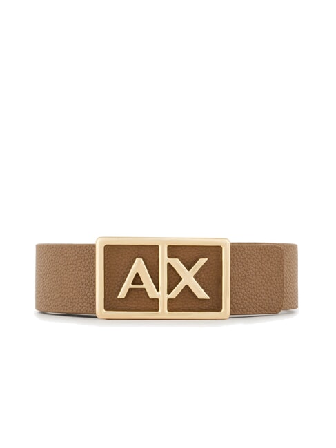 ARMANI EXCHANGE A|X BUCKLE Belt with maxi logo dark pisco/dark pisc - Belts