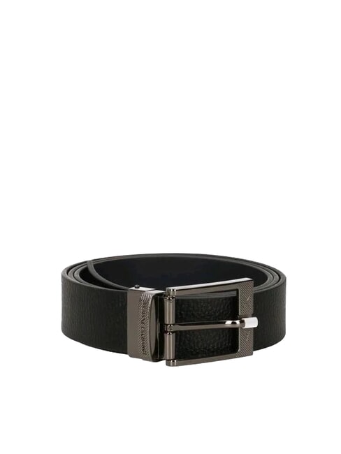 ARMANI EXCHANGE A|X DOUBLE Reversible belt black/navy blue - Belts