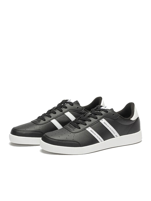 ARMANI EXCHANGE A|X STRIPES Sneakers black+op.white - Men’s shoes