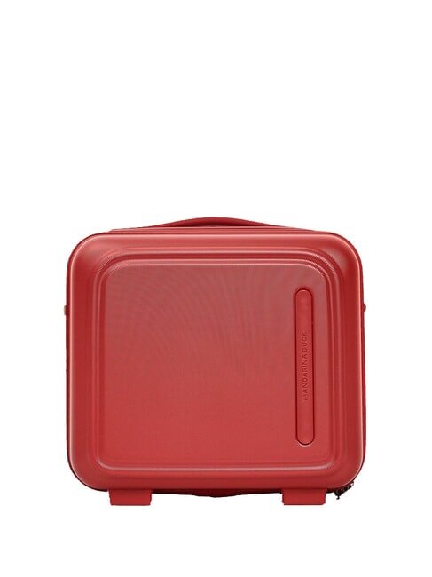MANDARINA DUCK LOGODUCK + Rigid beauty case with shoulder strap cherry tomato - Beauty Case