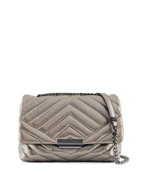 ARMANI EXCHANGE A|X CONVERTIBLE Quilted puff bag gunmetal - Women’s Bags