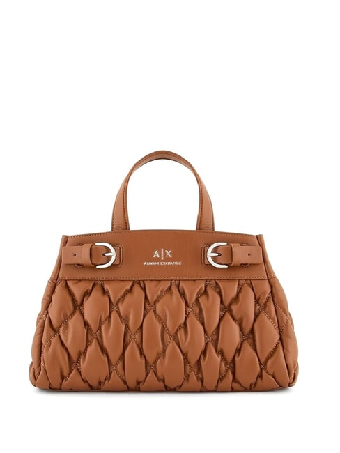 ARMANI EXCHANGE A|X PUFFY Handbag with shoulder strap whiskey - Women’s Bags