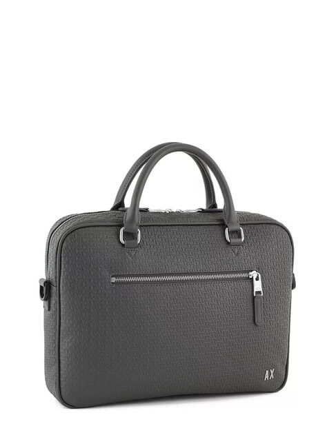 ARMANI EXCHANGE A|X ELBA 14" laptop briefcase dark shadow - Work Briefcases