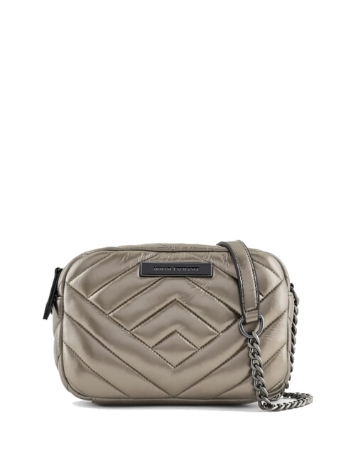 ARMANI EXCHANGE A|X PUFFY Quilted case camera bag gunmetal - Women’s Bags
