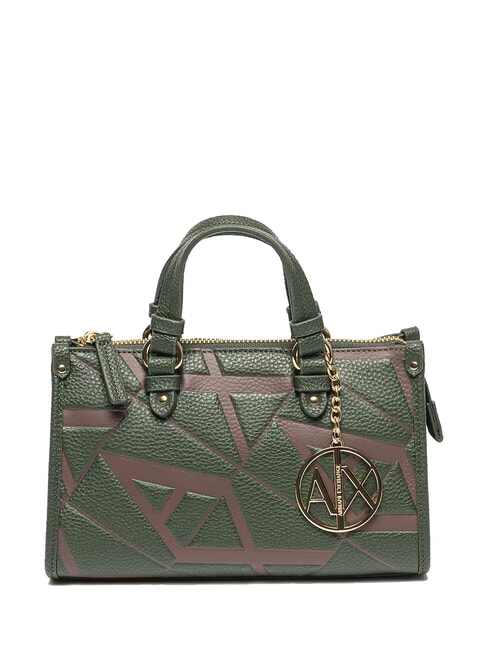 ARMANI EXCHANGE A|X BICOLOR Handbag with shoulder strap dark absinthe/liquor - Women’s Bags