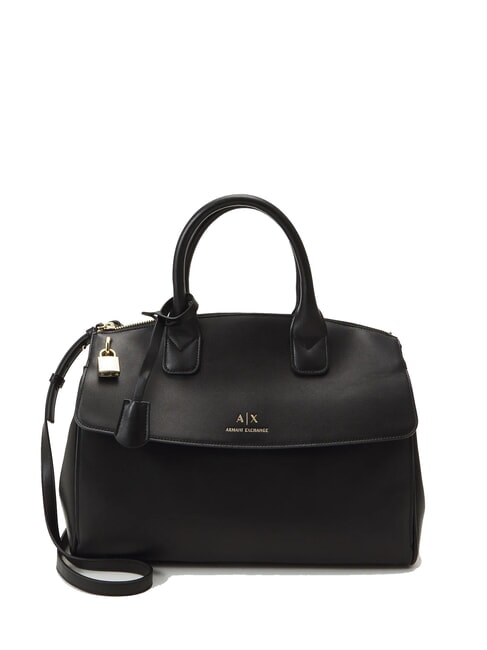 ARMANI EXCHANGE A|X Handbag with padlock Black - Women’s Bags