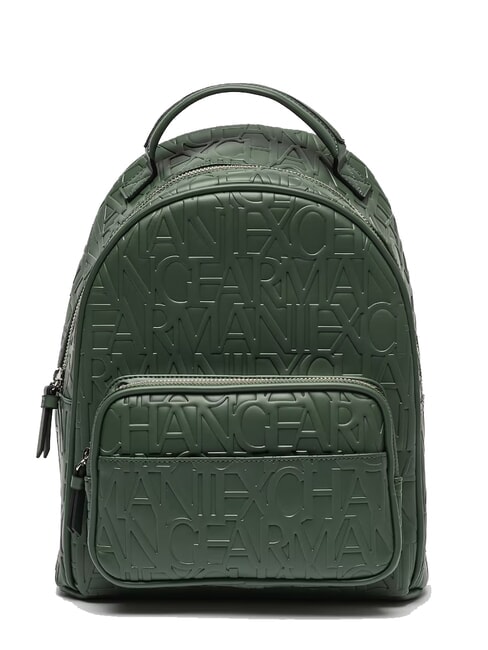 ARMANI EXCHANGE LOGO ALL OVER Backpack with pocket absinthe - Women’s Bags