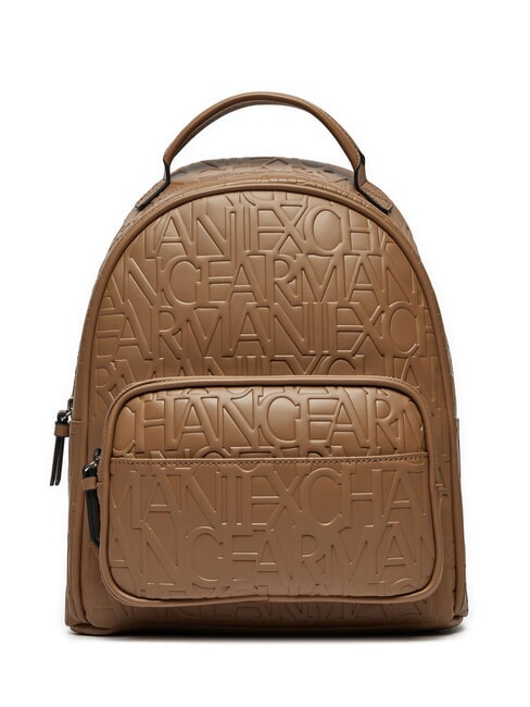 ARMANI EXCHANGE LOGO ALL OVER Backpack with pocket dark pisco - Women’s Bags