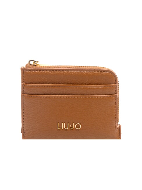LIUJO CALIWEN Zip-up card holder bran - Women’s Wallets