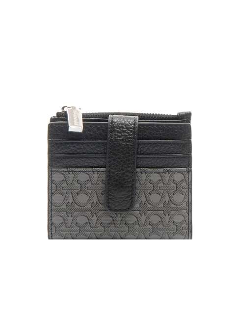 COCCINELLE METALLIC COATED MONOGRAM Mini wallet MUL.FRU.NOIR / NO - Women’s Wallets