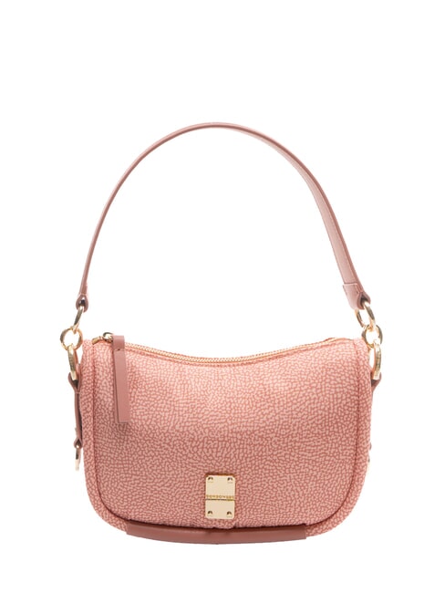 BORBONESE CAHIER HOBO SMALL Shoulder bag with shoulder strap lipstick - Women’s Bags