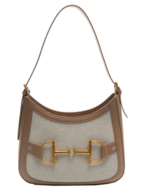 TOSCA BLU POSITANO Shoulder bag with jacquard inserts LEATHER - Women’s Bags