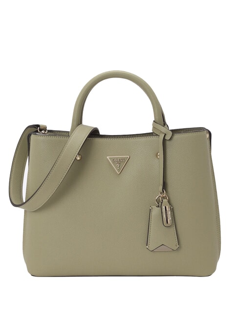GUESS MERIDIAN Handbag with shoulder strap sage - Women’s Bags