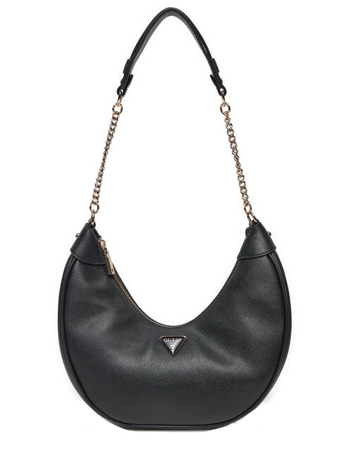 GUESS FEDORA Chain handle shoulder bag BLACK - Women’s Bags