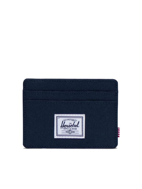 HERSCHEL CHARLIE  Flat card holder navy tan - Women’s Wallets