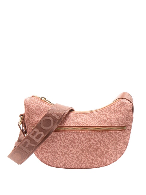 BORBONESE HOBO LUNA MINI ECO LINE Shoulder bag lipstick - Women’s Bags