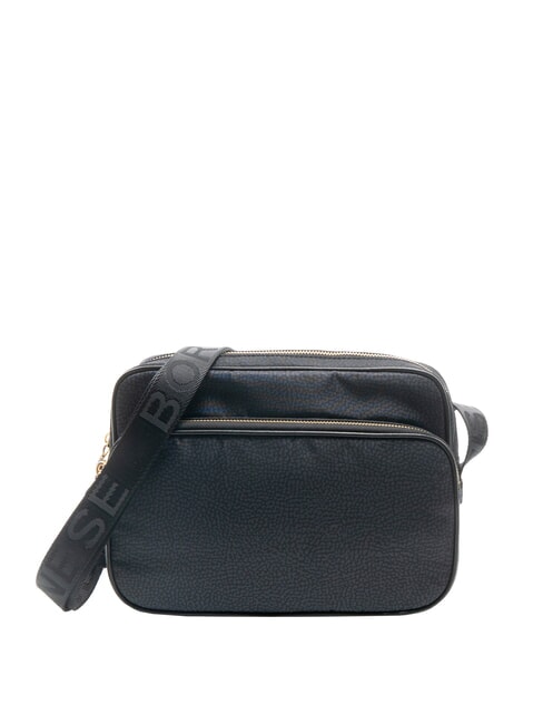 BORBONESE CAMERA CASE MEDIA ECO LINE Shoulder bag dark black - Women’s Bags