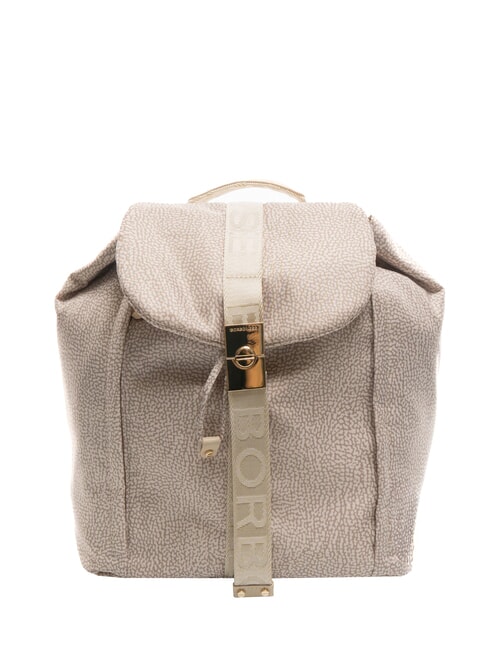 BORBONESE FOLD  Medium backpack sand - Women’s Bags