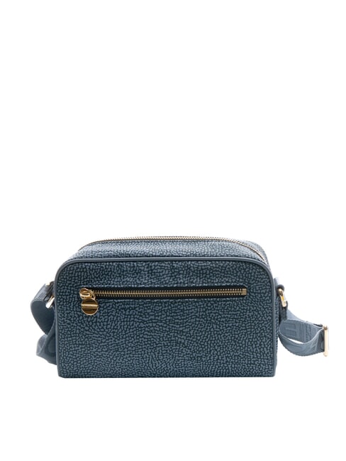 BORBONESE CAMERA CASE SMALL ECO LINE Mini shoulder bag, in fabric denim - Women’s Bags