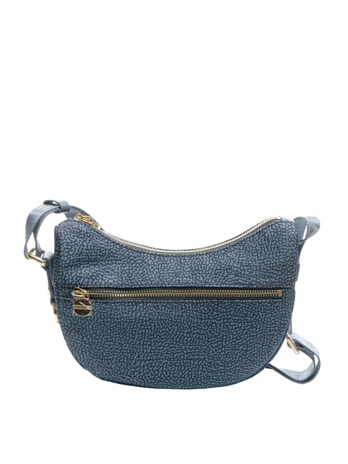 BORBONESE HOBO LUNA MINI ECO LINE Shoulder bag denim - Women’s Bags