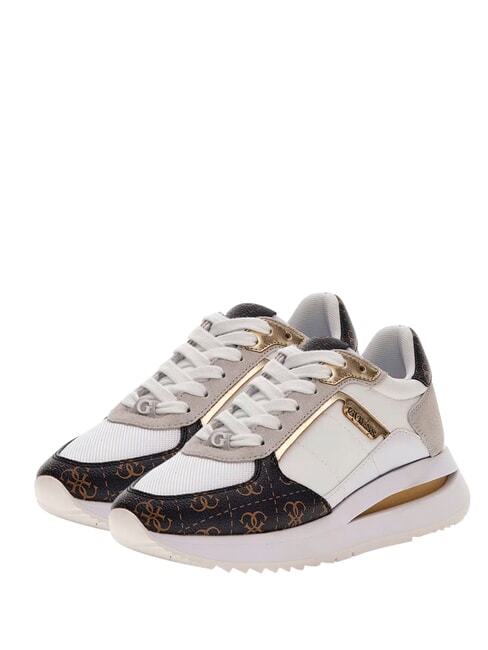 GUESS ENERGY3 Sneakers White / Brown - Women’s shoes