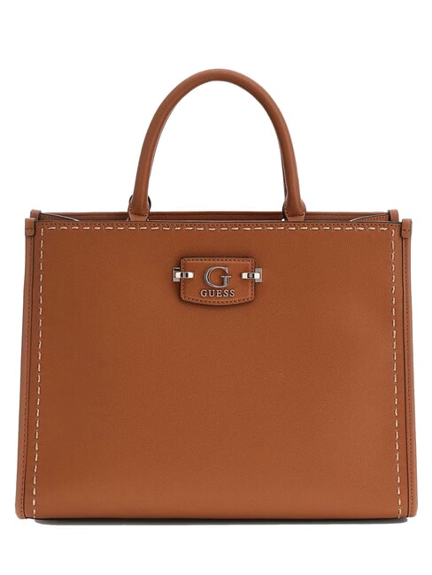 GUESS NASTRA Handbag with shoulder strap albury caramel tote bag - Women’s Bags