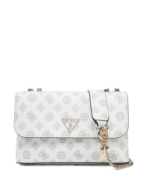 GUESS ECO ERICA Shoulder bag / crossbody bag white logo - Women’s Bags