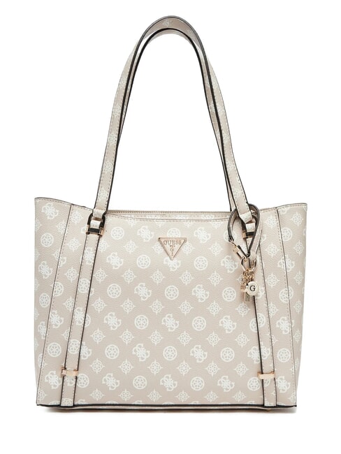 GUESS ECO ERICA eco erica borsa tote Shoulder Shopper sand logo - Women’s Bags