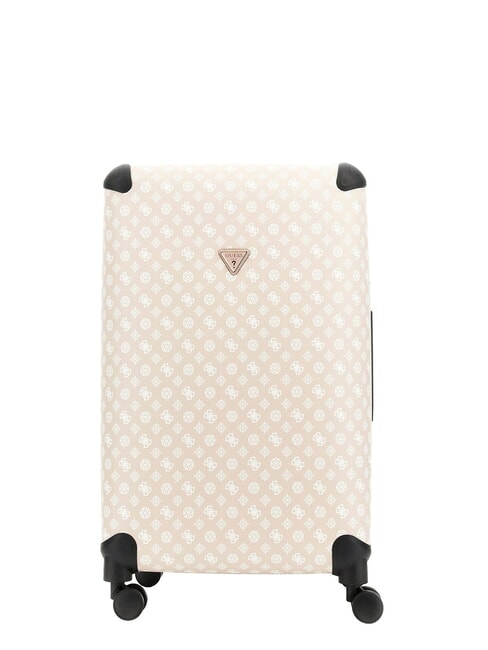 GUESS WILDER 28 Large Trolley beige/white - Rigid Trolley Cases