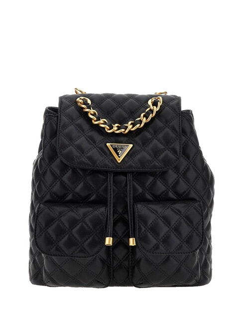 GUESS GIULLY  Quilted backpack BLACK - Women’s Bags